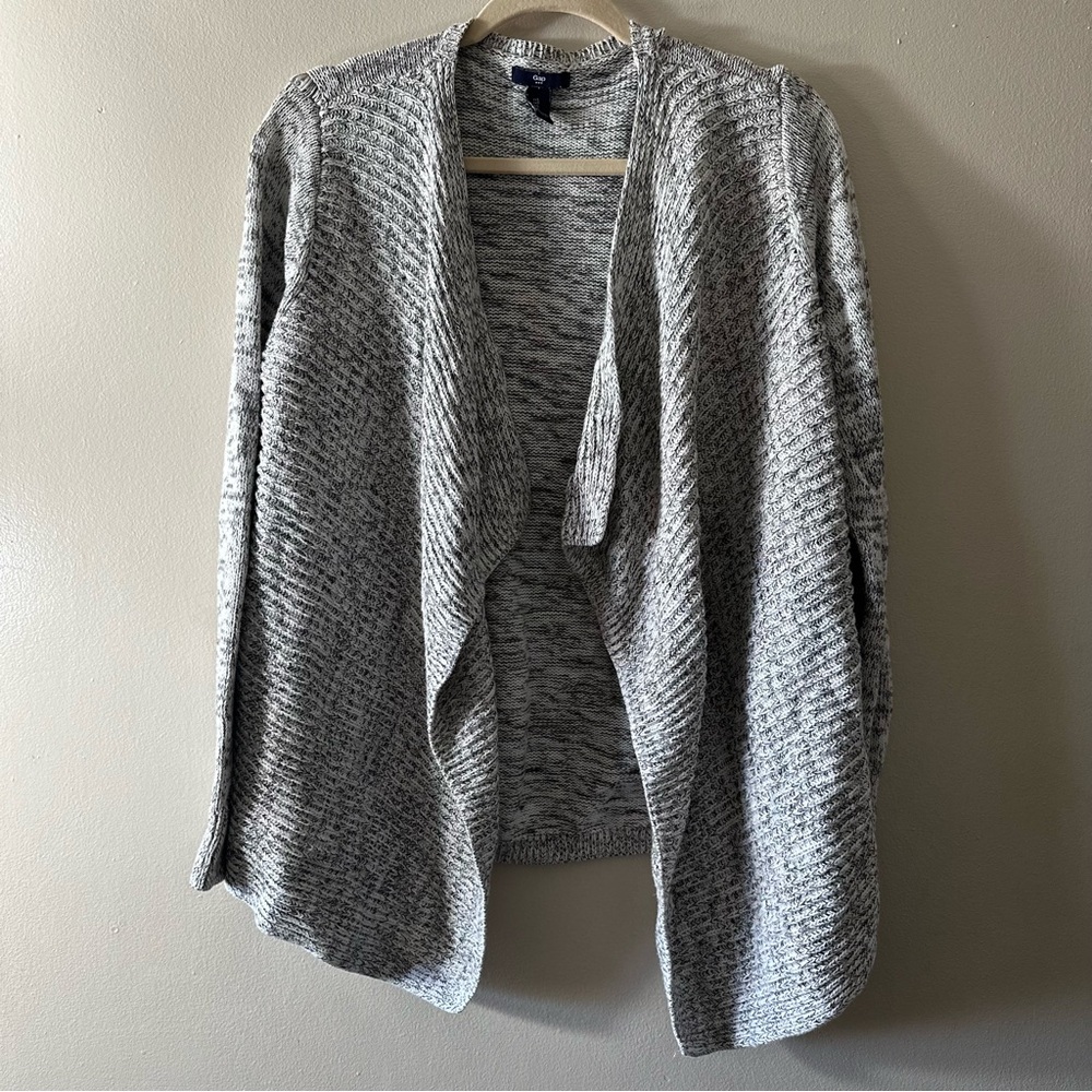 Gap Knitted Open Front Cardigan Sweater Size: Large